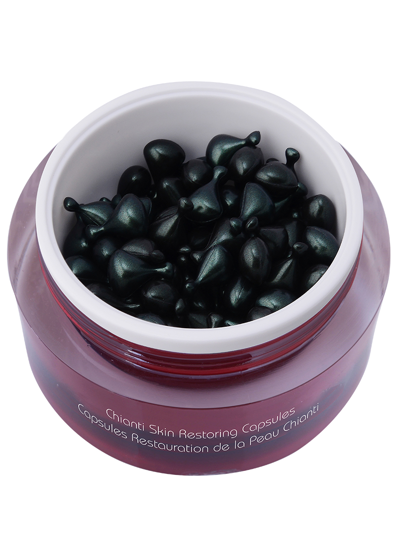 inside the Chianti Skin Restoring Capsules product