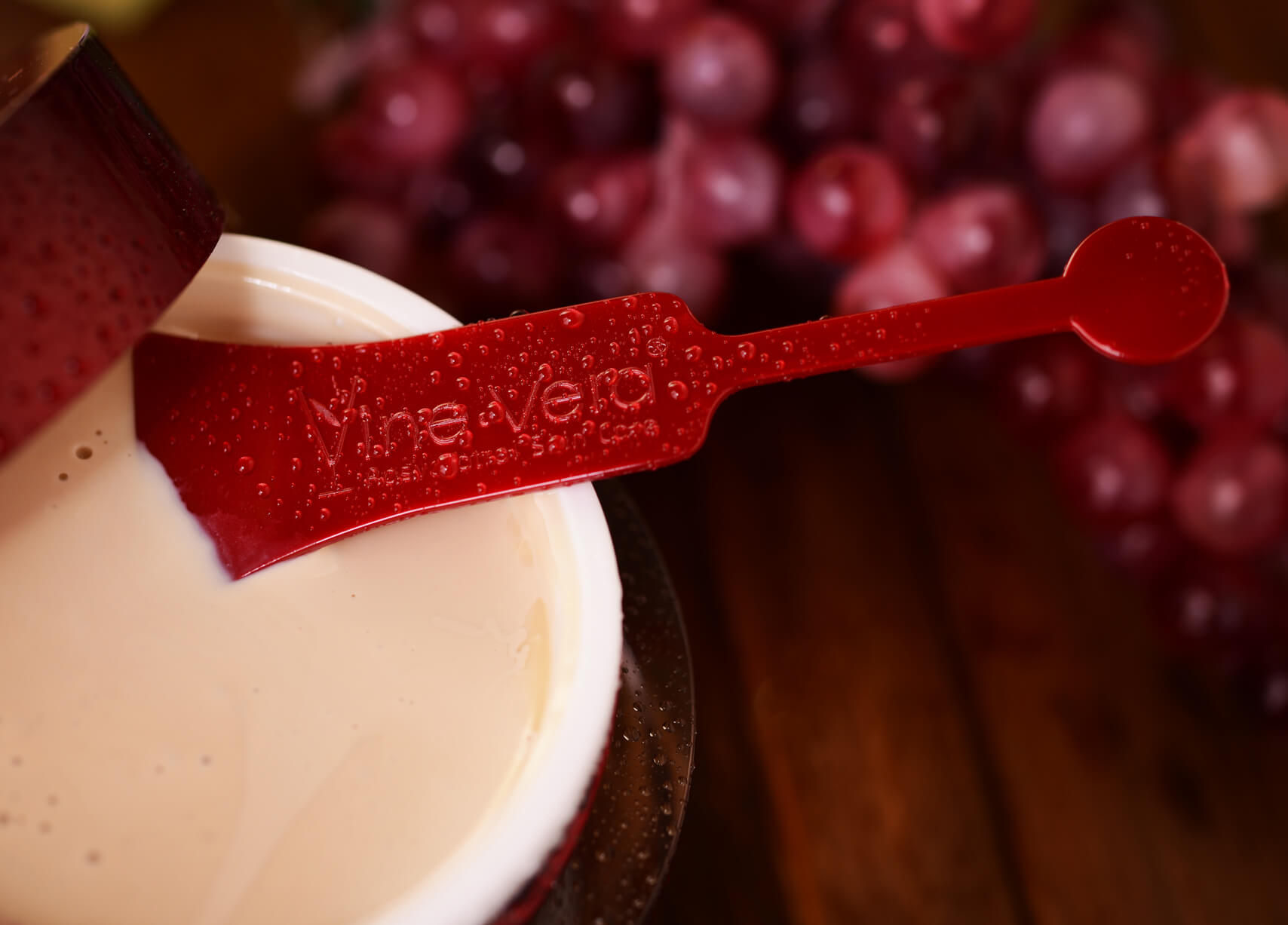 Wine-inspired face mask