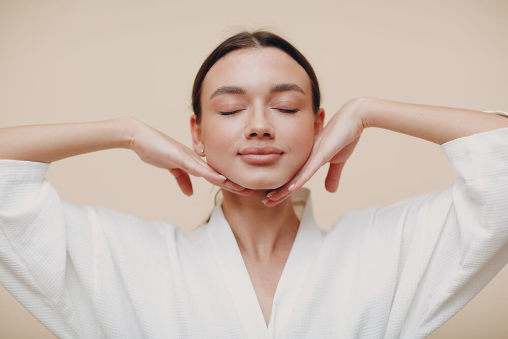 Facial massage for boosting circulation