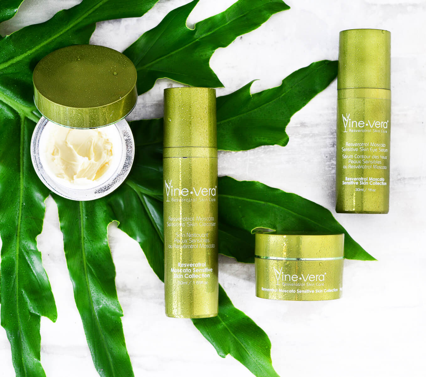 Vine Vera Resveratrol Moscato Sensitive Skin Collection