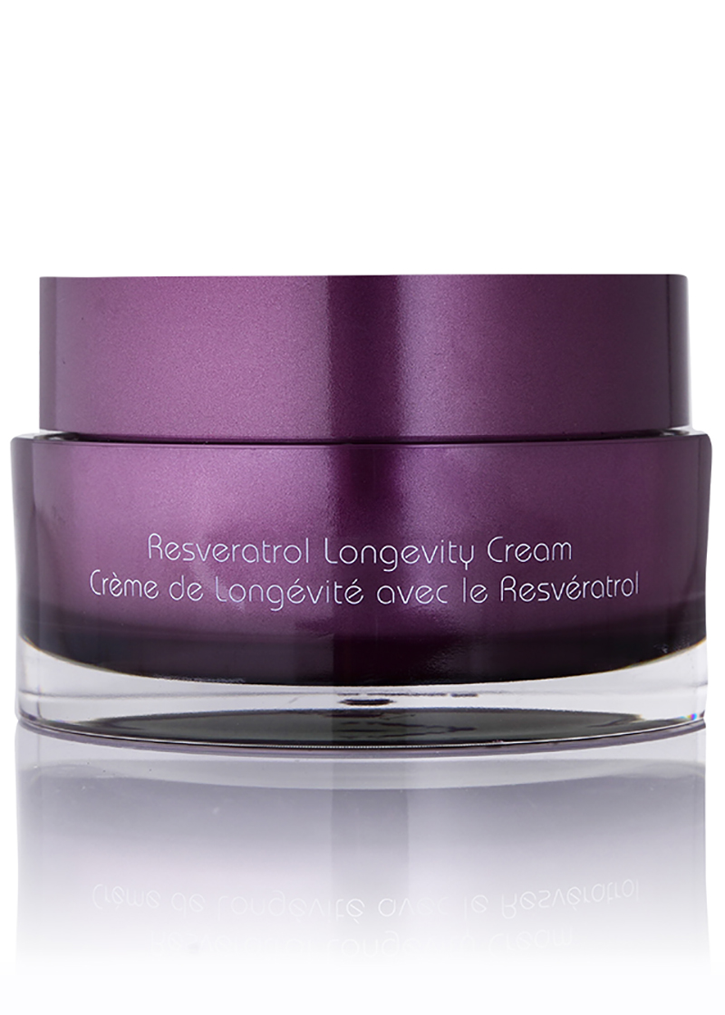 Back view of Resveratrol Pinot Noir Longevity Cream