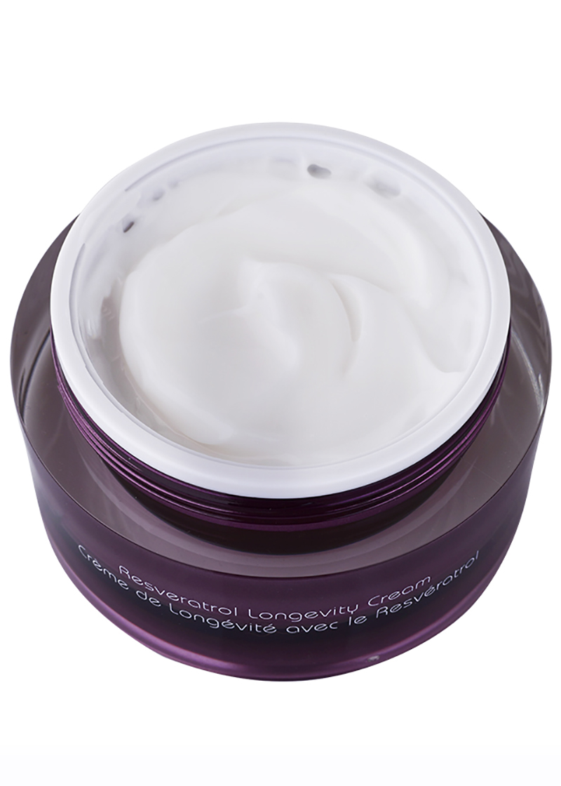 Resveratrol Pinot Noir Longevity Cream without its lid