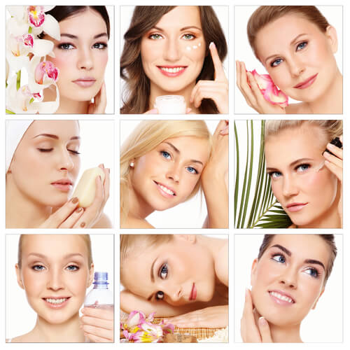 Collage of 9 different women