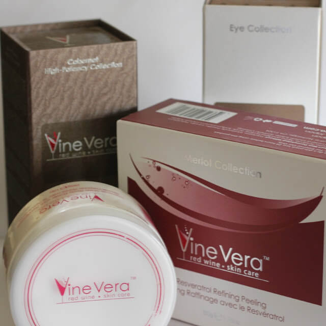 Vine Vera skincare products, image taken by popular blogger Kristie